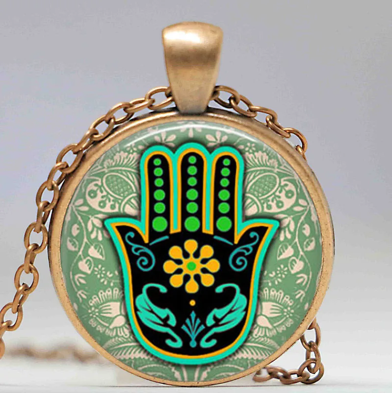 Женская подвеска в виде цветка хны зеленого цвета|necklaces for women|pendant necklacepower necklace |
