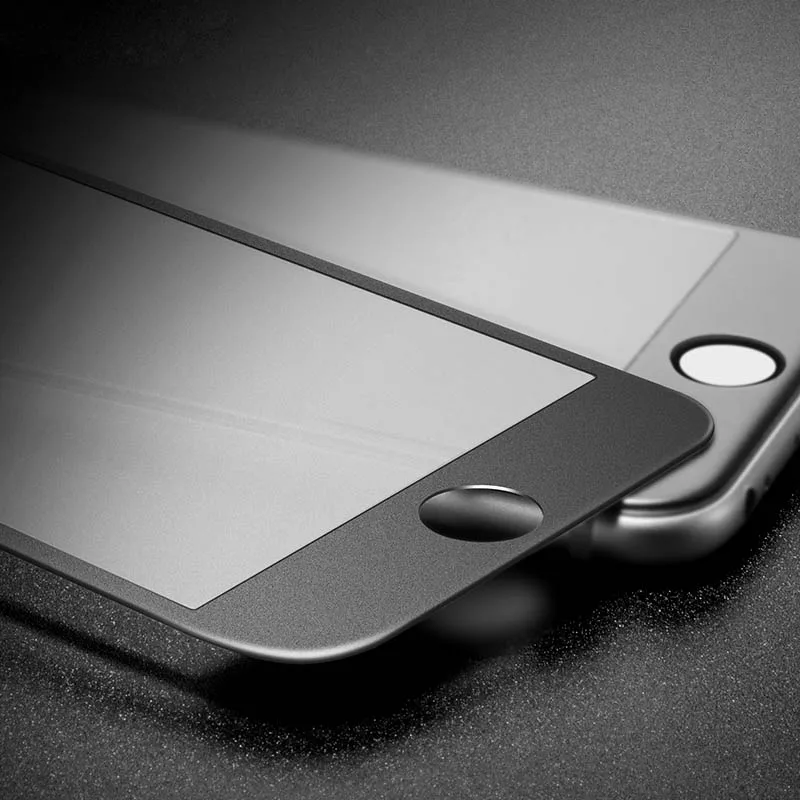 Тонкая закаленная стеклянная пленка i8 i8P для iphone 6 7 8 Plus взрывобезопасная полная