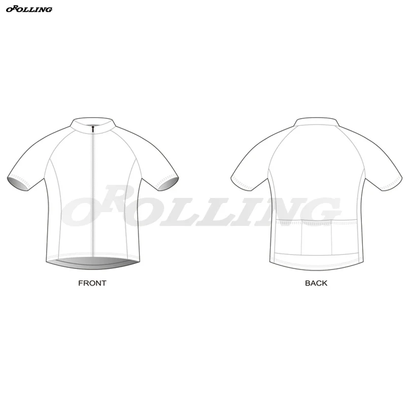 Customized Jersey Индивидуальные дизайн стиль Pro Team Велоспорт Джерси Дорога горные гонки Топы Классические OROLLING - Цвет: Customized Jersey