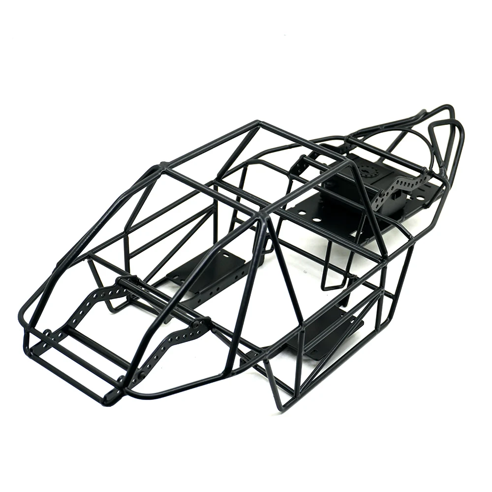Черная металлическая рулонная клетка рама шасси RC Автомобильный кузов грузовика