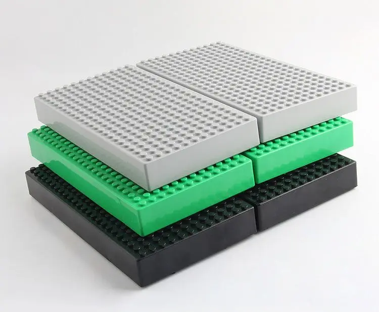 Портативный дом витрина Baseplates коробка для хранения совместима с основными