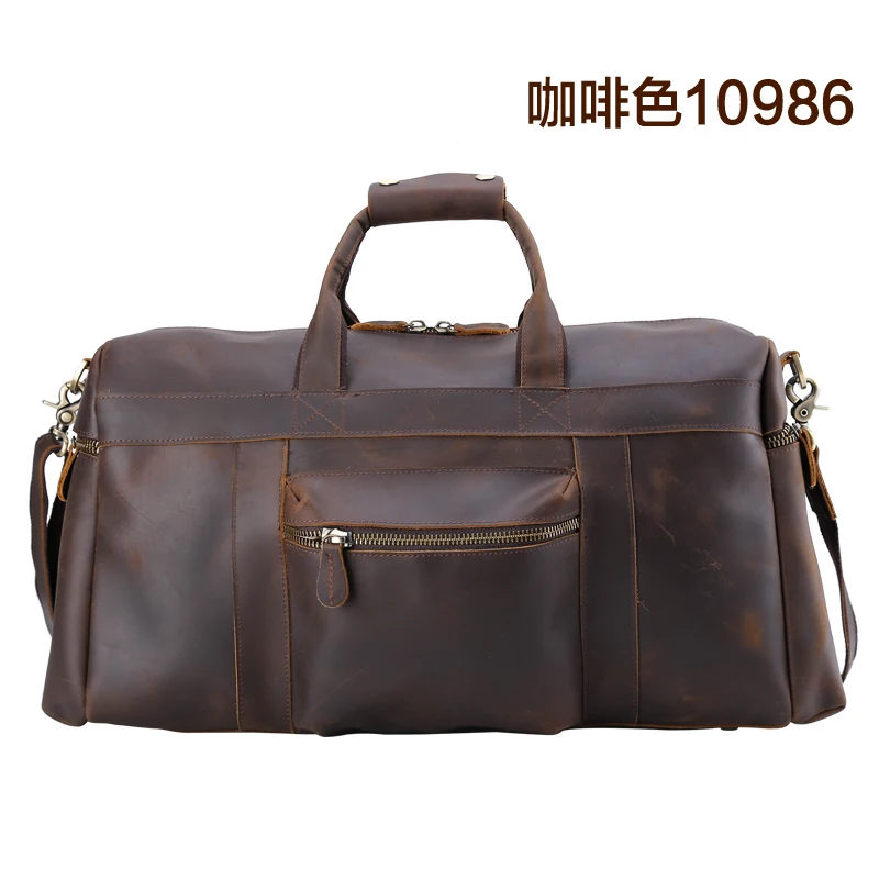Мужские дорожные сумки из коровьей кожи новинка 2017 Мужская винтажная Модная