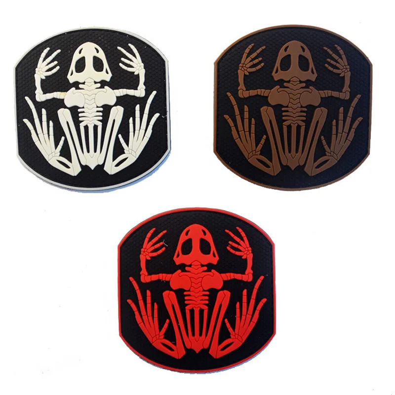 

Navy Devgru Seal Team 6 Skeleton Frog Frogman Pvc Rubber Patch Army Tactical Swat Patch Badge Military Patches For Clothing Jack
