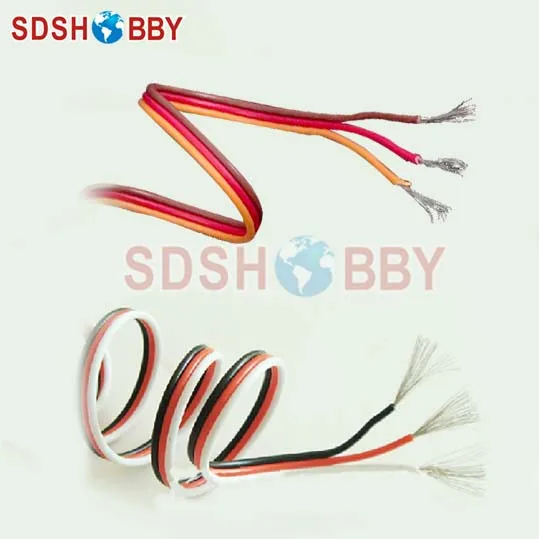 Удлинительный кабель с сервоприводом DIY Futaba /JR цвет 26 # 26AWG плоский 100 м без