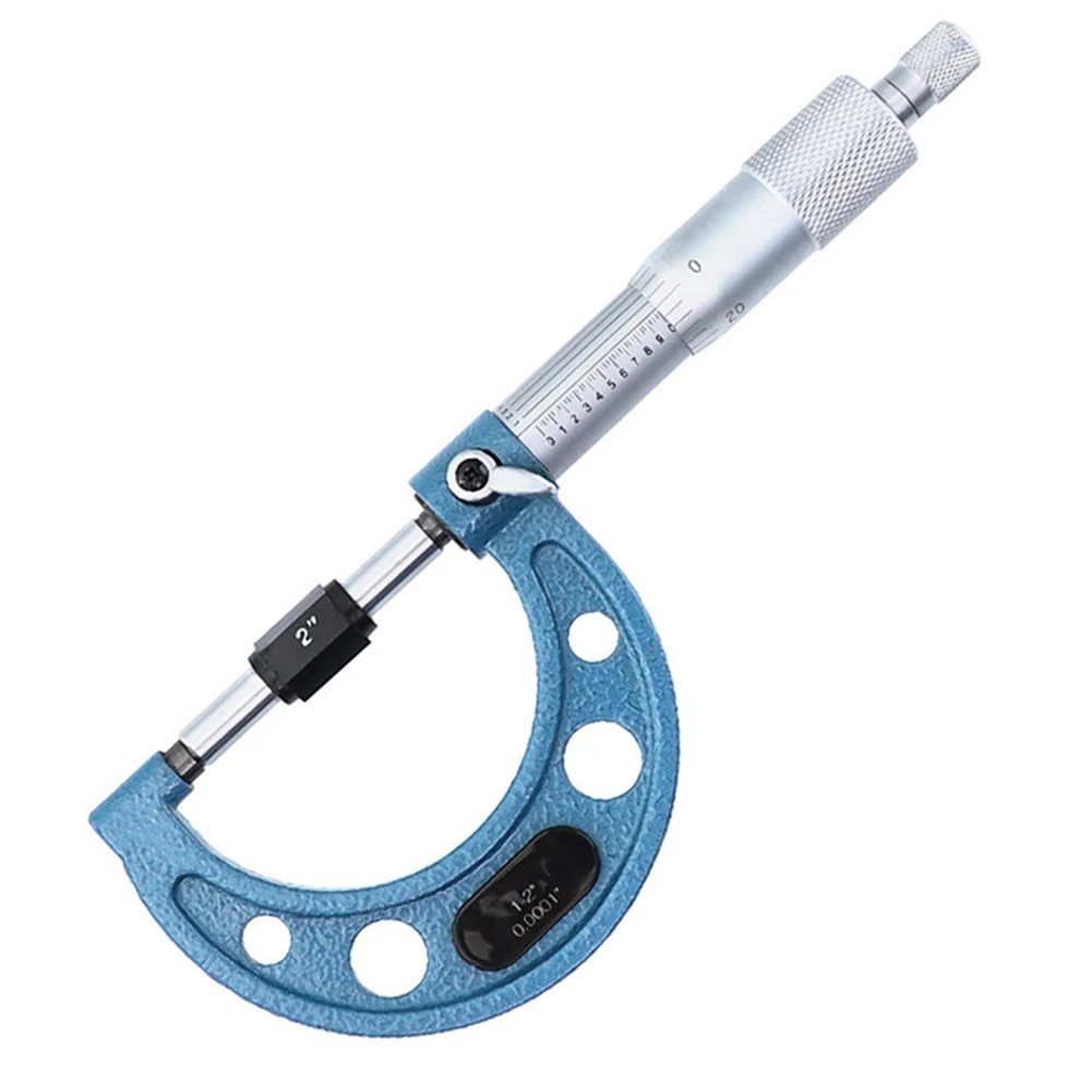 

4pcs/set 0-4" Precision 0.01mm Outside Micrometer Set Carbide Tipped Metric Gauge Screw Thread Caliper Measuring Tool Set