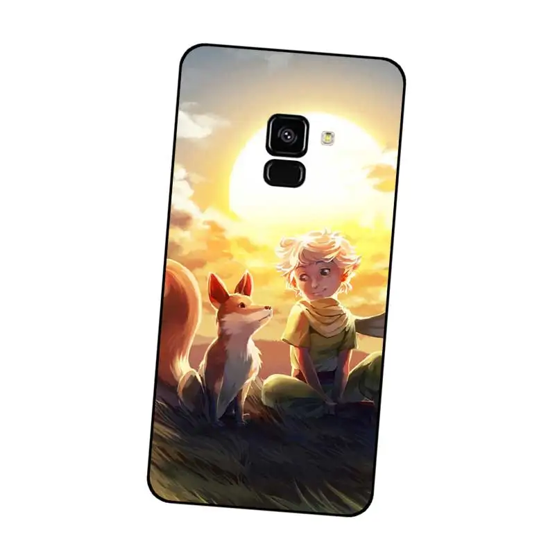 N435 The Little Prince Black Silicone Case Cover For Samsung Galaxy J2 J3 J4 J5 J6 J7 J8 Pro Plus Prime 2018 2017 |