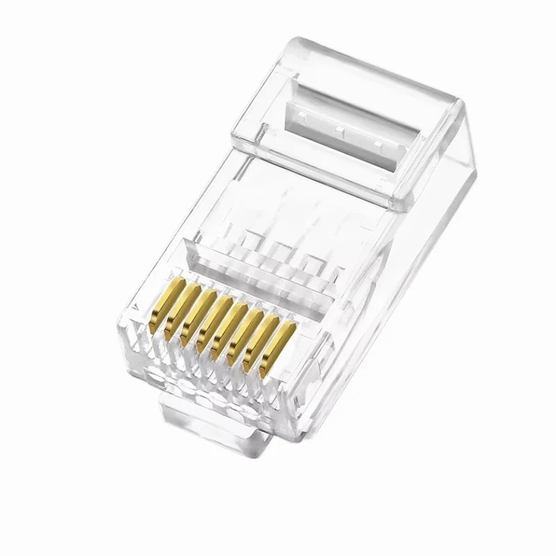 Разъемы RJ45 Cat6 UTP 8P8C позолоченный сетевой Ethernet-Кабель Неэкранированные штекеры