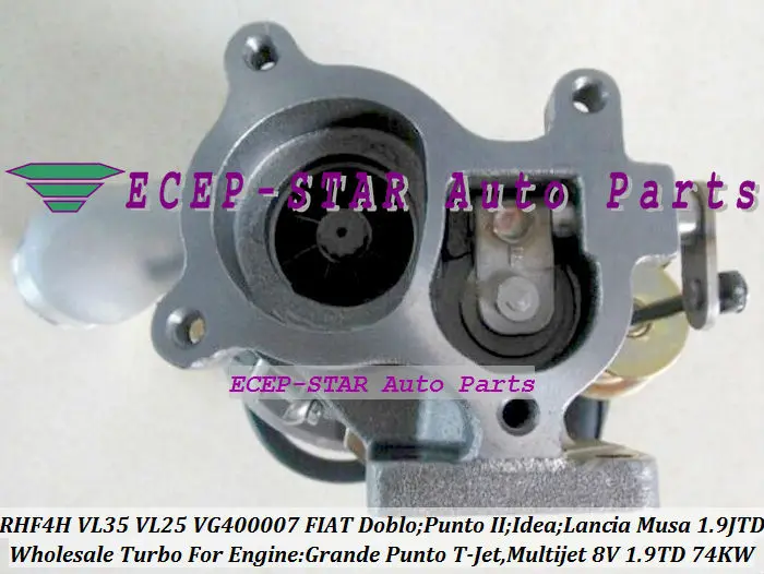 Турбокомпрессор RHF4H VL35 VL25 VG400007 55181245 71783881 для FIAT Doblo Punto II Idea Lancia Musa 1 9 JTD Multijet 8V