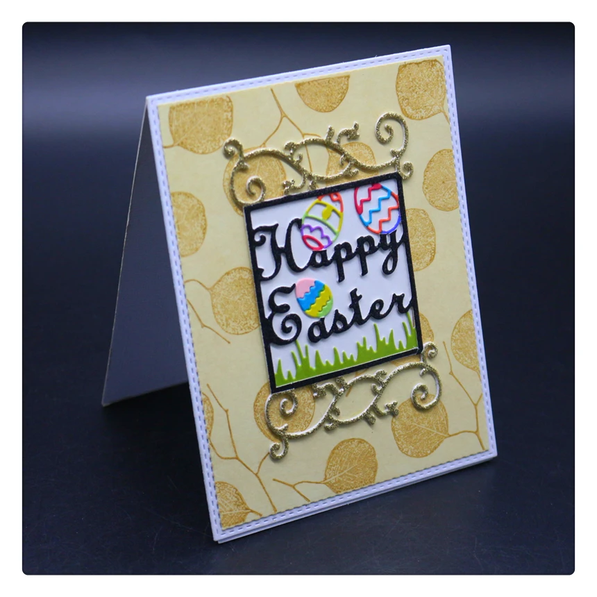 Металлические Вырубные штампы YINISE для детской Счастливой Пасхи вырубные