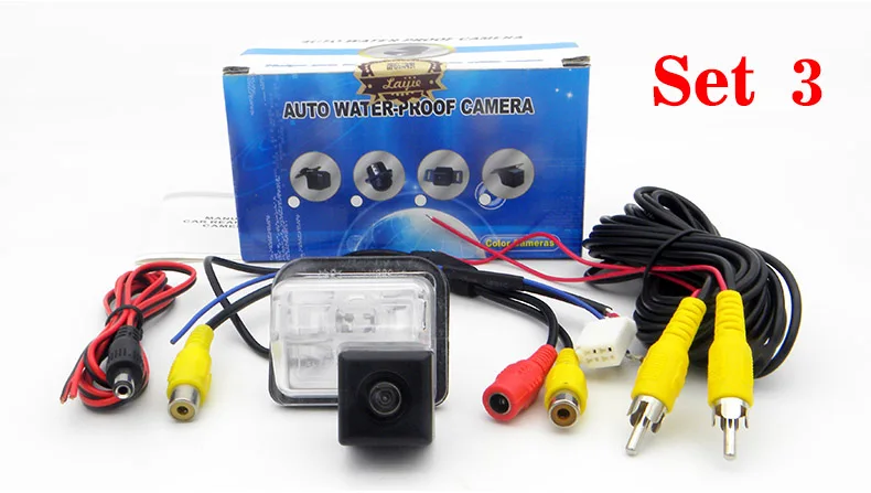 Set 3 Зеркало заднего вида Камера для Mazda CX-5 CX 5 CX5 KE 2012 2013 Экран/HD CCD авто реверсивная Камера - Название цвета: Set 3