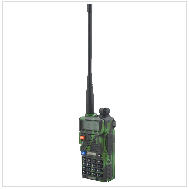 camouflage baofeng radio dualband uv 5r walkie talkie dual display 136 174400 520mhz two way radio with free earpiece bf uv5r free global shipping