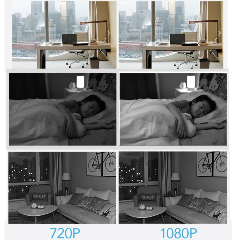 Lifesmart Рамка камера 1080 P Съемная Беспроводная ip-камера 360 Угол веб-камера