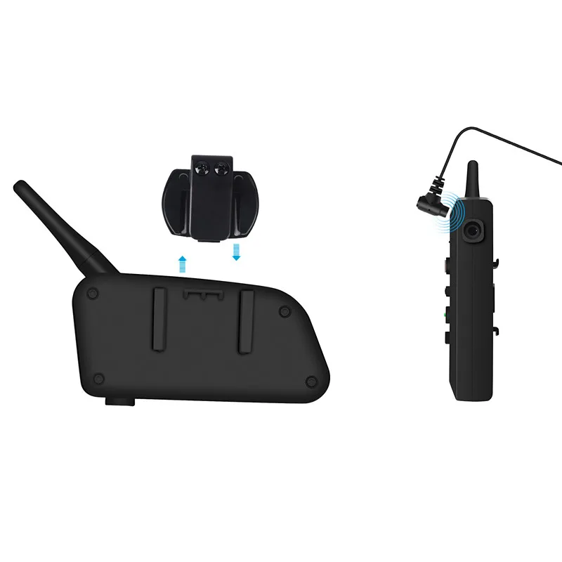 V4 мотоциклетный Bluetooth шлем гарнитуры интерком для 4 всадников FM Радио BT