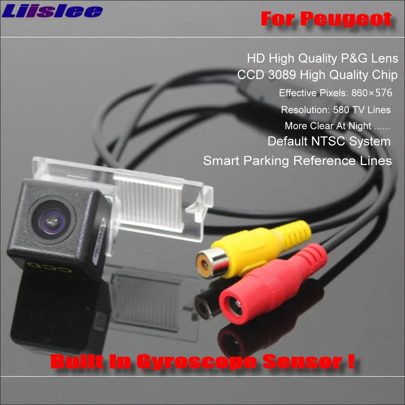 Liislee HD CCD SONY задняя камера для Peugeot 508 2011 2012 2013 интеллектуальная парковочная