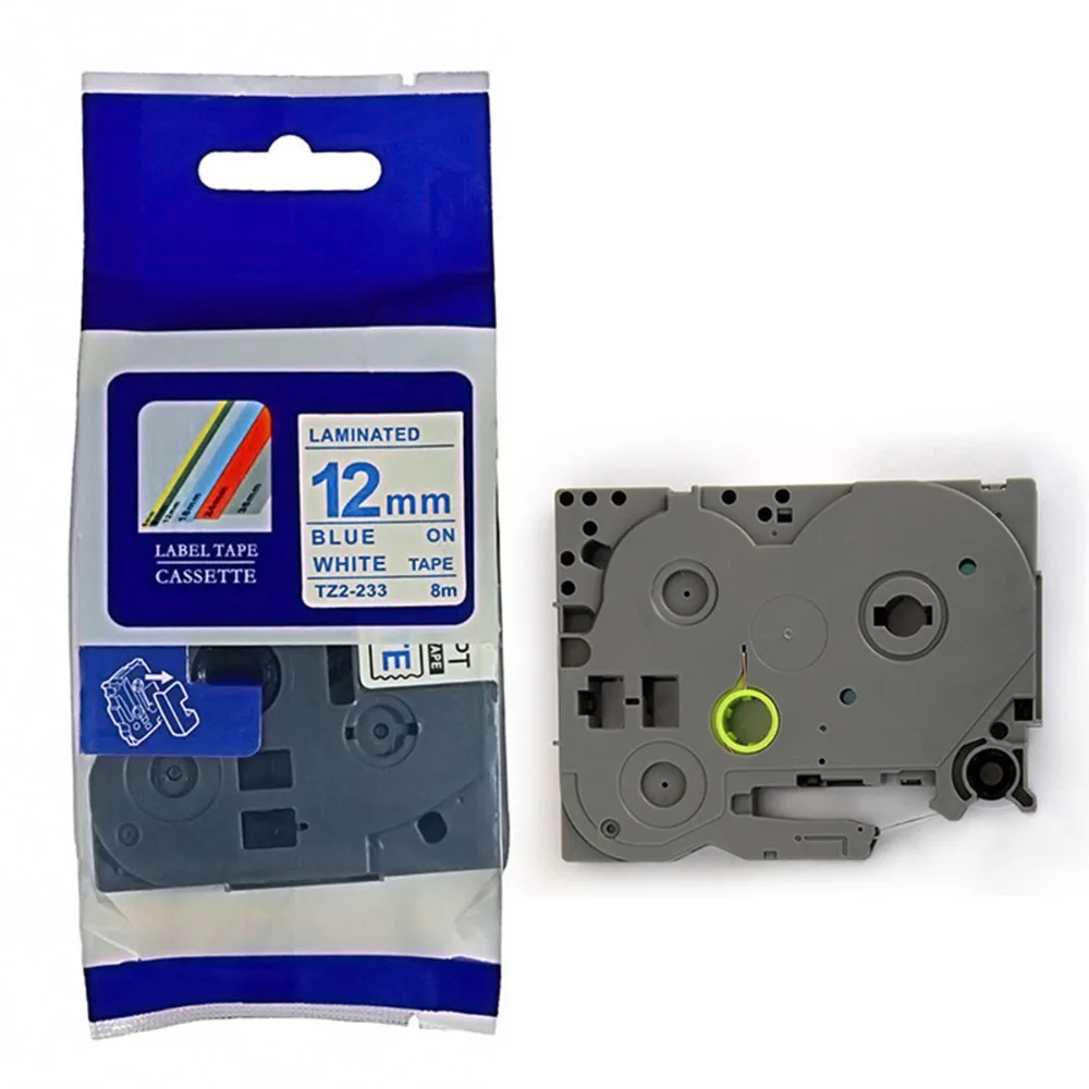 

TZe tape tz233 совместимая лента Brother P-Touch tz 12 мм * 8 м tze233