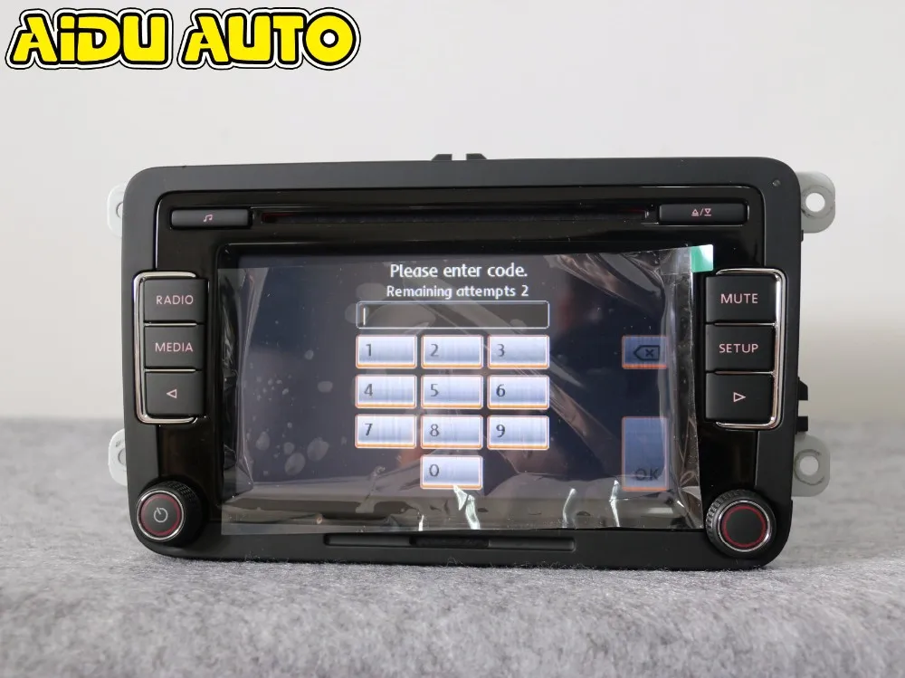 Автомагнитола стерео USB AUX RVC камера версия RCD510 с кодом для VW Golf 5 6 Jetta MK5 MK6 Passat B6 CC B7 Polo