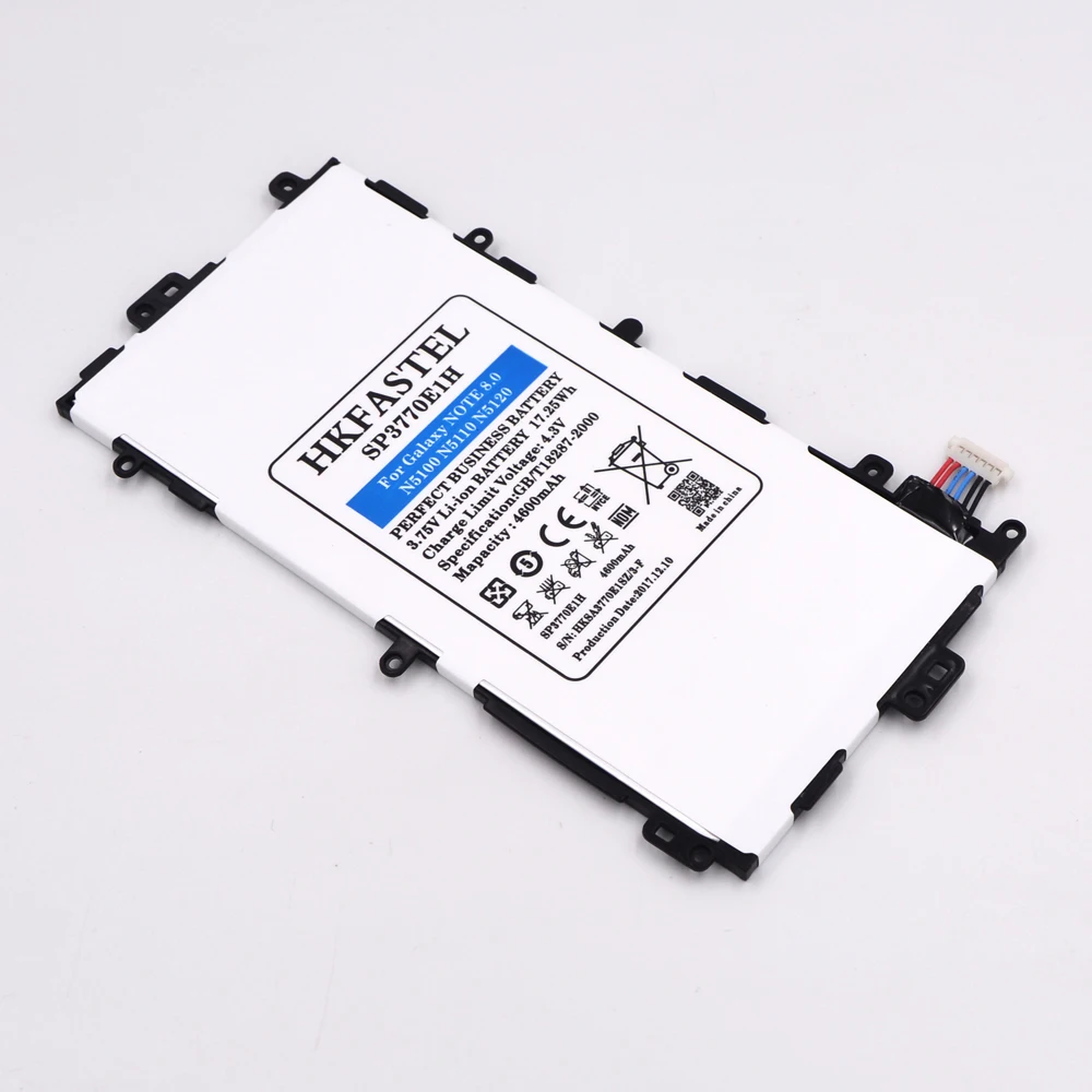HKFASTEL SP3770E1H Оригинальный аккумулятор для samsung Galaxy Note 8 0 N5100 N5110 N5120 окно планшета