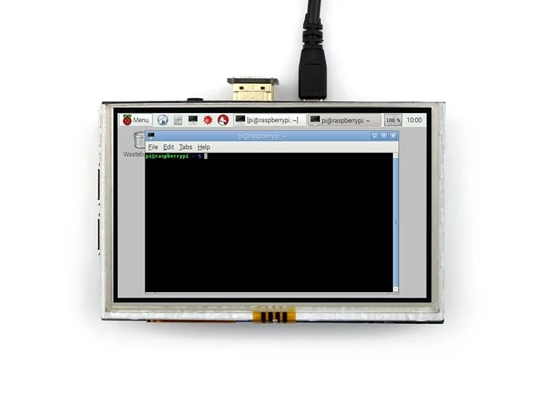 [HFSECURITY] 5 дюймов 800*480 Сенсорный ЖК дисплей Экран для Raspberry Pi 2 + B 2B Портативный