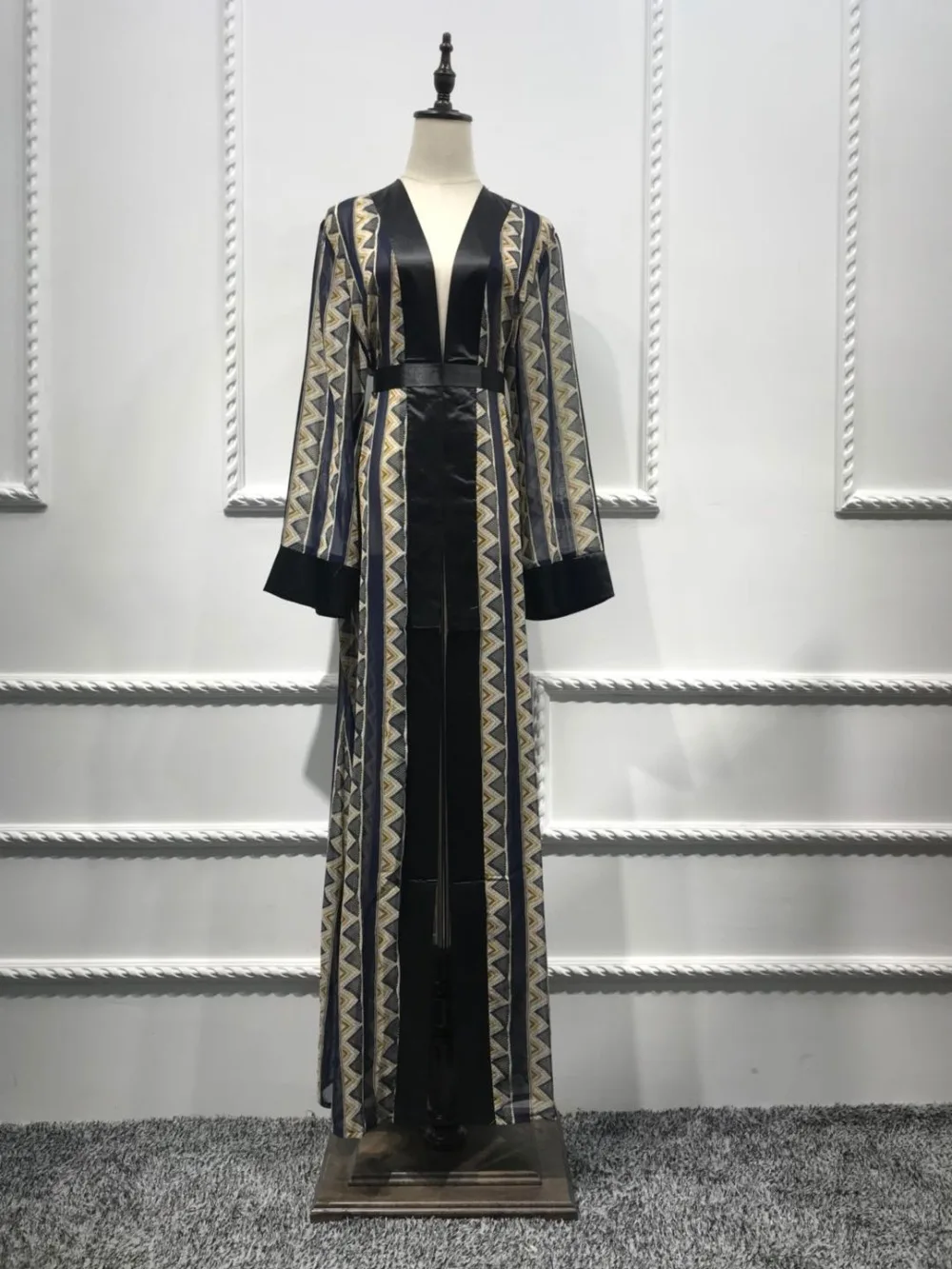 Исламский женский кафтан с ремнем|abaya dress|girls muslim dressislam girls dress |