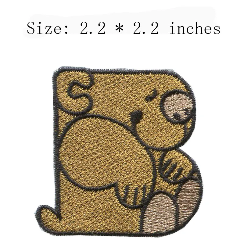 Bear 2 &quotШирокая новая нашивка для вышивки шрифтов одежды в Военном Стиле/Тканевая