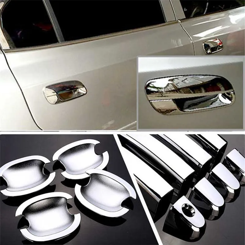 

Non-Rusty Chrome Door Handle Bowl Cover Cup Overlay Trim For Hyundai Elantra