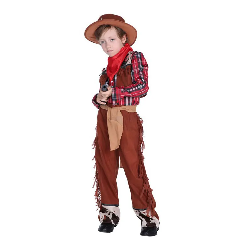 Мальчики Wrangler костюм шерифа детские ковбойские костюмы для мальчиков Хэллоуин