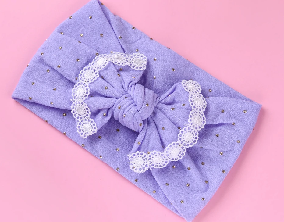 Повязка на голову в горошек 24 шт./лот | Аксессуары для одежды