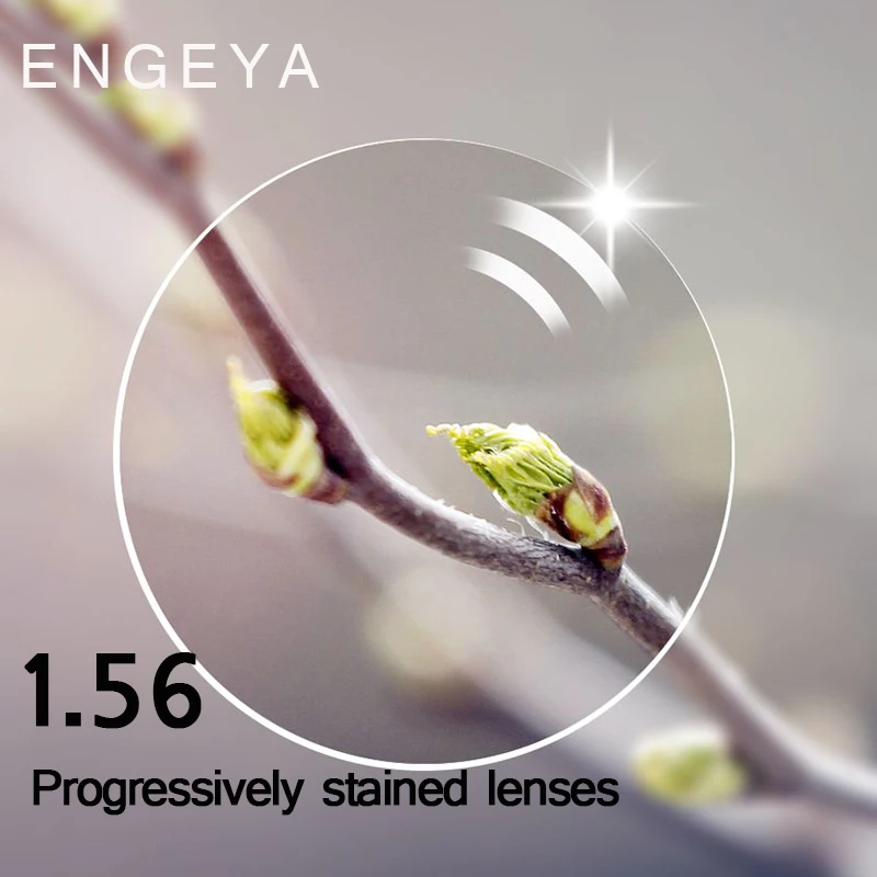 

ENGEYA 1.56 Progressive staining Lenses for Myopia Hyperopia Optical Prescription Lens