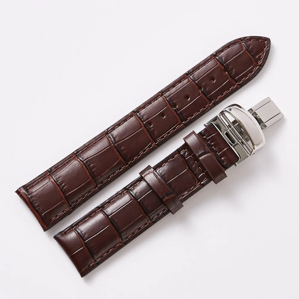 Кожаные ремешки наручных часов браслет для Tissot 1853 Le Locle T41 visodate с традиции Seastar-Сити, 12/14/16/19/20/21/22 мм
