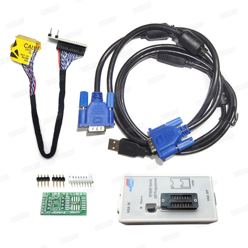 RT809F серийный ISP программатор + кабель EDID инструмент для ПК материнская плата ЖК