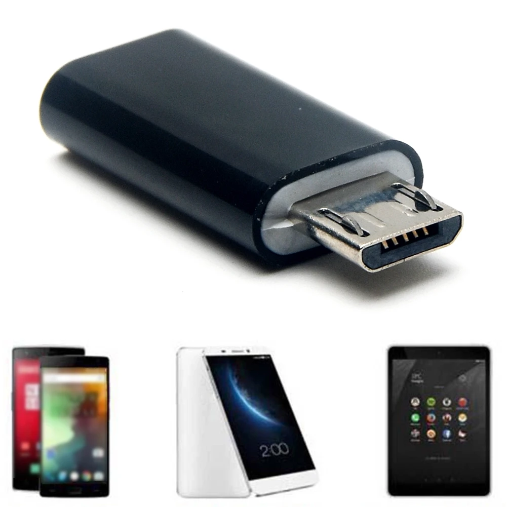 Мини Micro USB Мужской к type C Женский Джек OTG адаптер конвертер Разъем для телефон