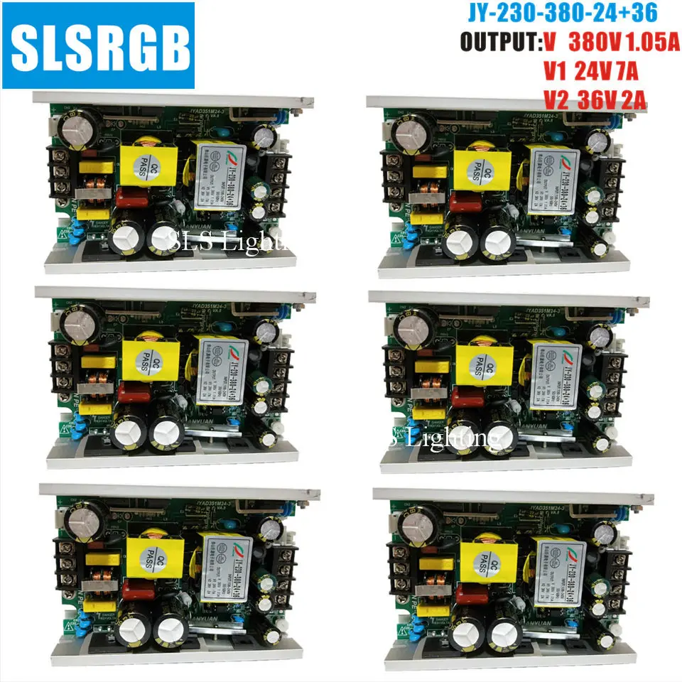6 шт./лот свет этапа 200W 5R/230W 7R DC12V 24V 28V 36V 380V Мощность поставить Шарпи головка