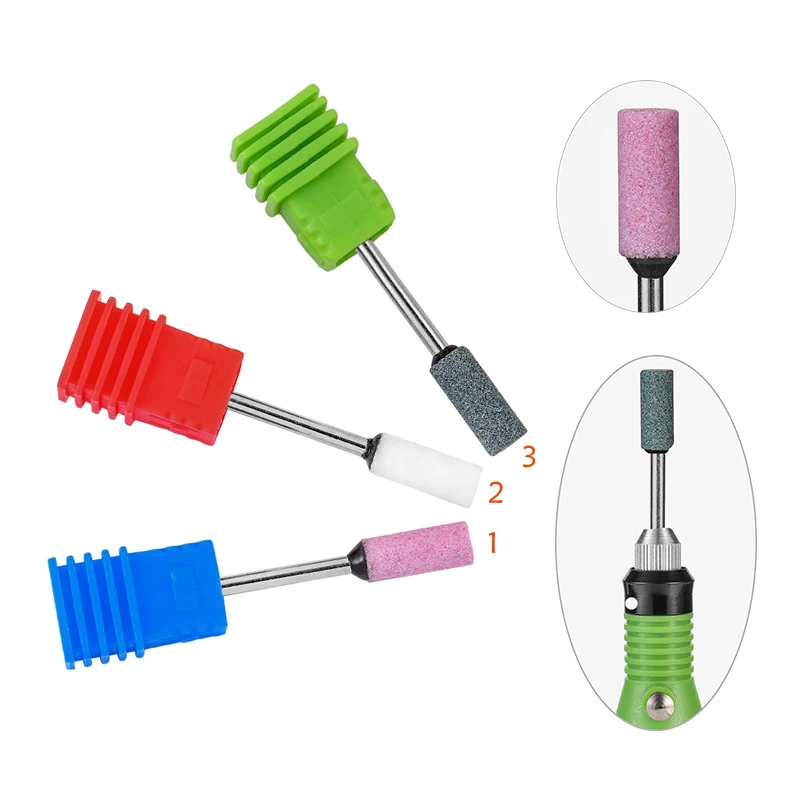 

Meisha 2 шт. керамический камень сверла для ногтей Аксессуары для дизайна ногтей инструмент для удаления лака для ногтей электрическая дрель д...