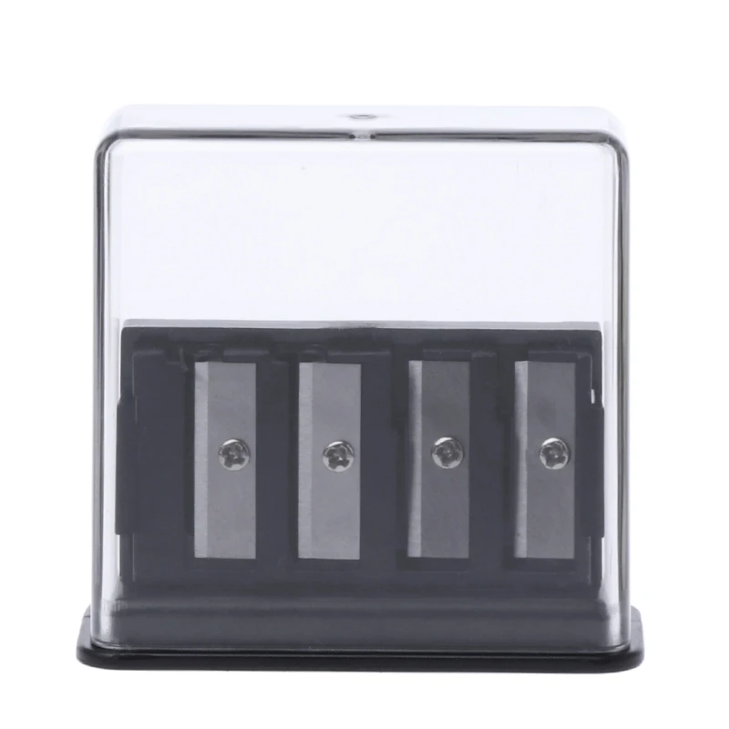 4 отверстия точилка для карандашей угля карандаши рисования школьные