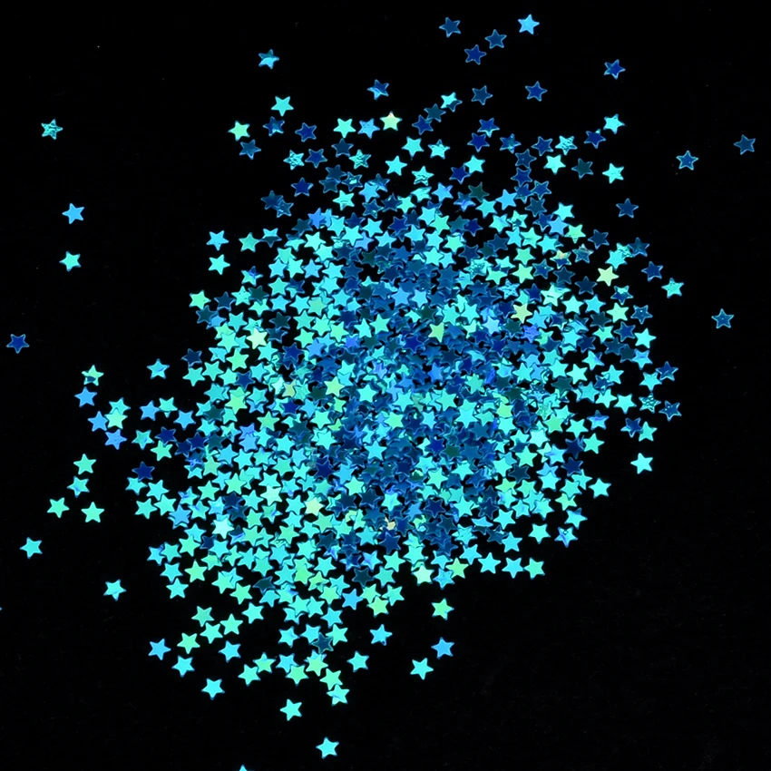 Цветные блестки для ногтей 2 мм AB в форме звезды акриловые материалы украшения 8