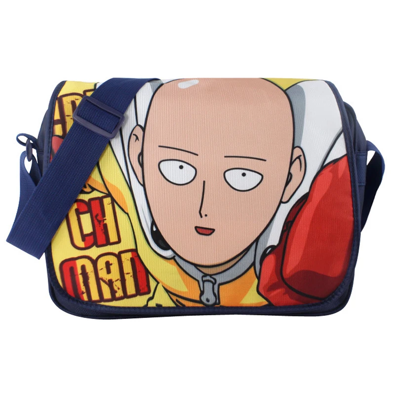 Аниме ONE PUNCH MAN Сумка через плечо из полиэстера с красочным принтом W Сайтама тип