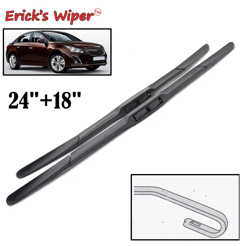 Щетки стеклоочистителя Erick's для Chevrolet Cruze J300 2009 2015 лобовое стекло переднее 24 + 18