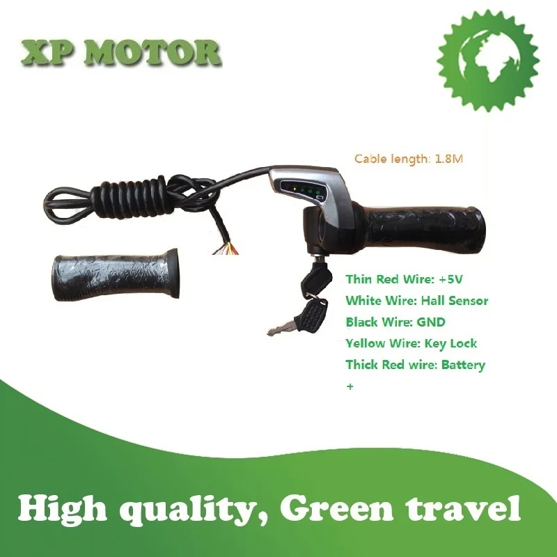 Бесплатная доставка дроссельная заслонка для электровелосипеда с дисплеем