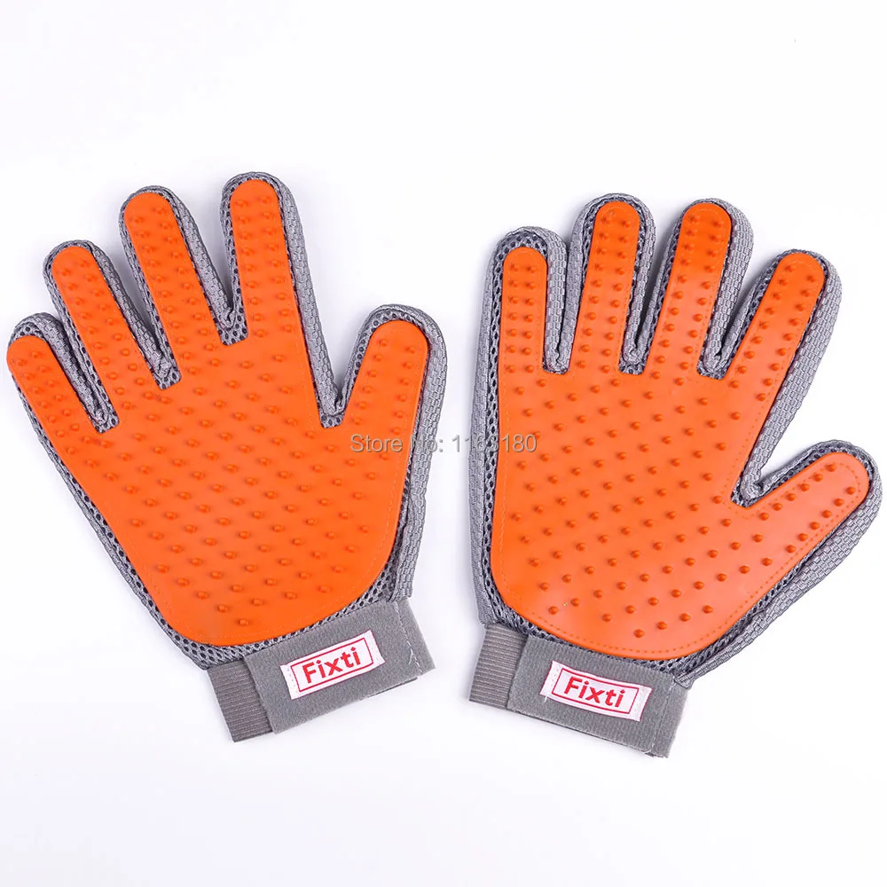 

50 Pairs/lot Pet Dog Hair Brush Comb Glove Pet Animal Cleaning Massage Glove Cat Hair Glove Pet Grooming Accessories