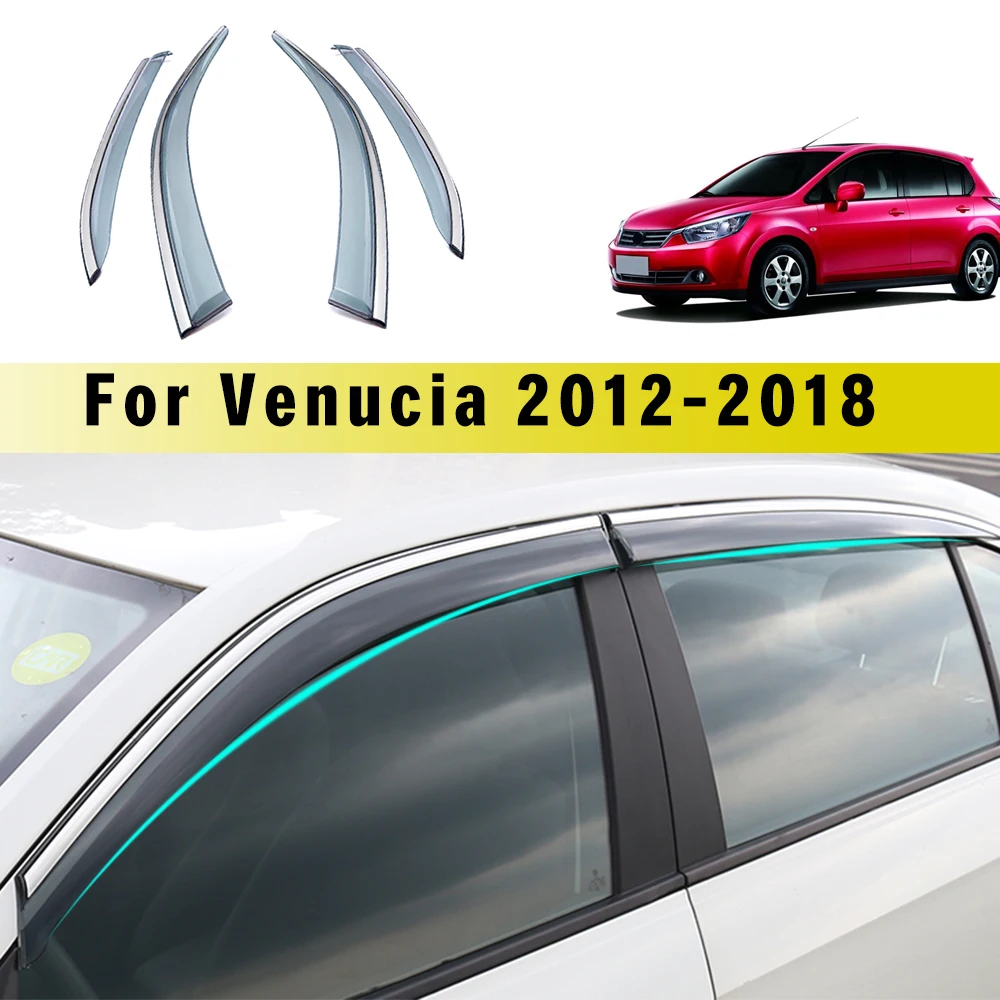 Для Nissan Venucia R50 R50X 2012 2013 2014 2018 дым Окно Солнцезащитный козырек дефлектор гвардии