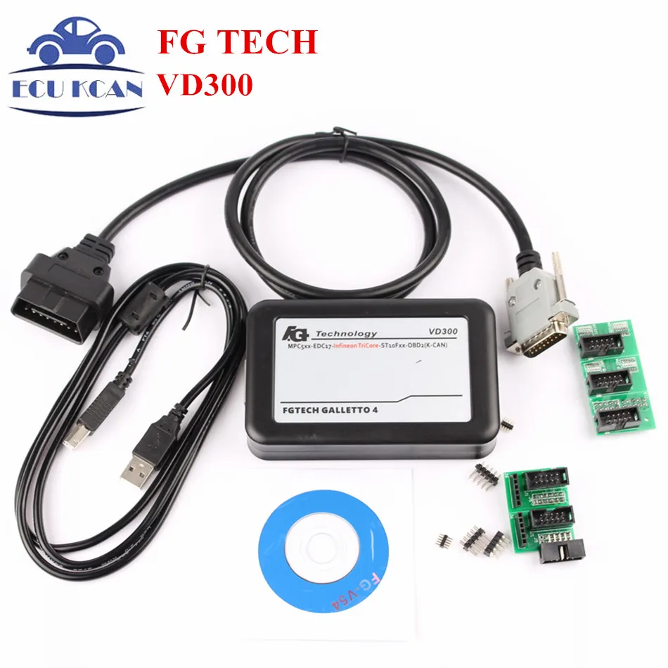 Лучшее качество Unlcok версия FgTech V54 VD300 FG TECHE устройство для перепрограммирования