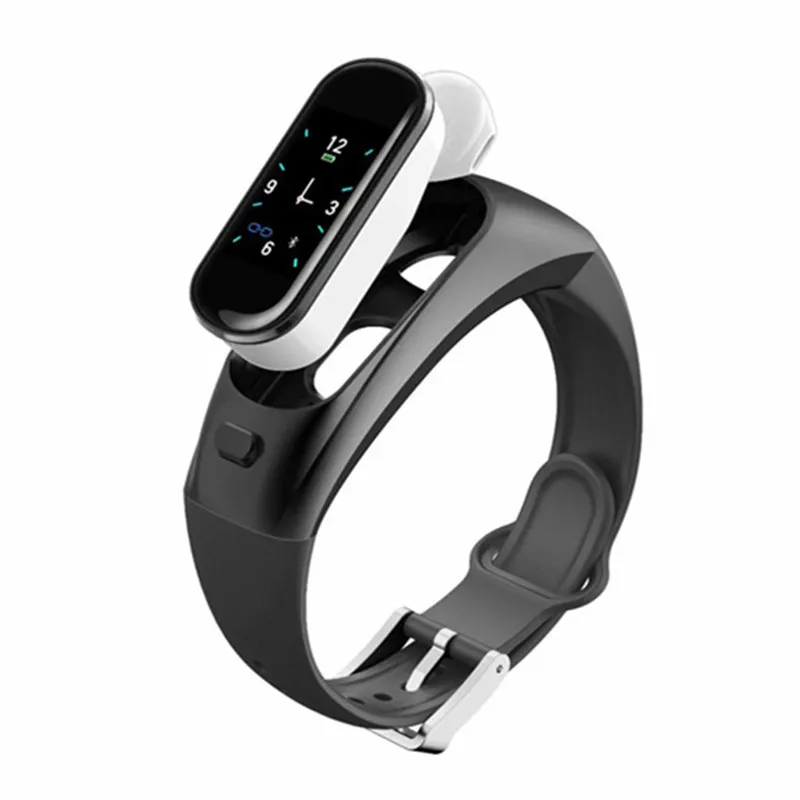 Новинка 2019 модный смарт браслет H109 Bluetooth беспроводные наушники монитор