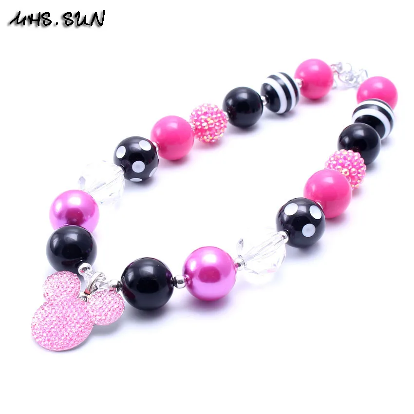 Новинка мультфильм ожерелье для девочек/Детские Коренастый Jewlery ожерелье Bubblegum Gumball бусы ожерелье оптом