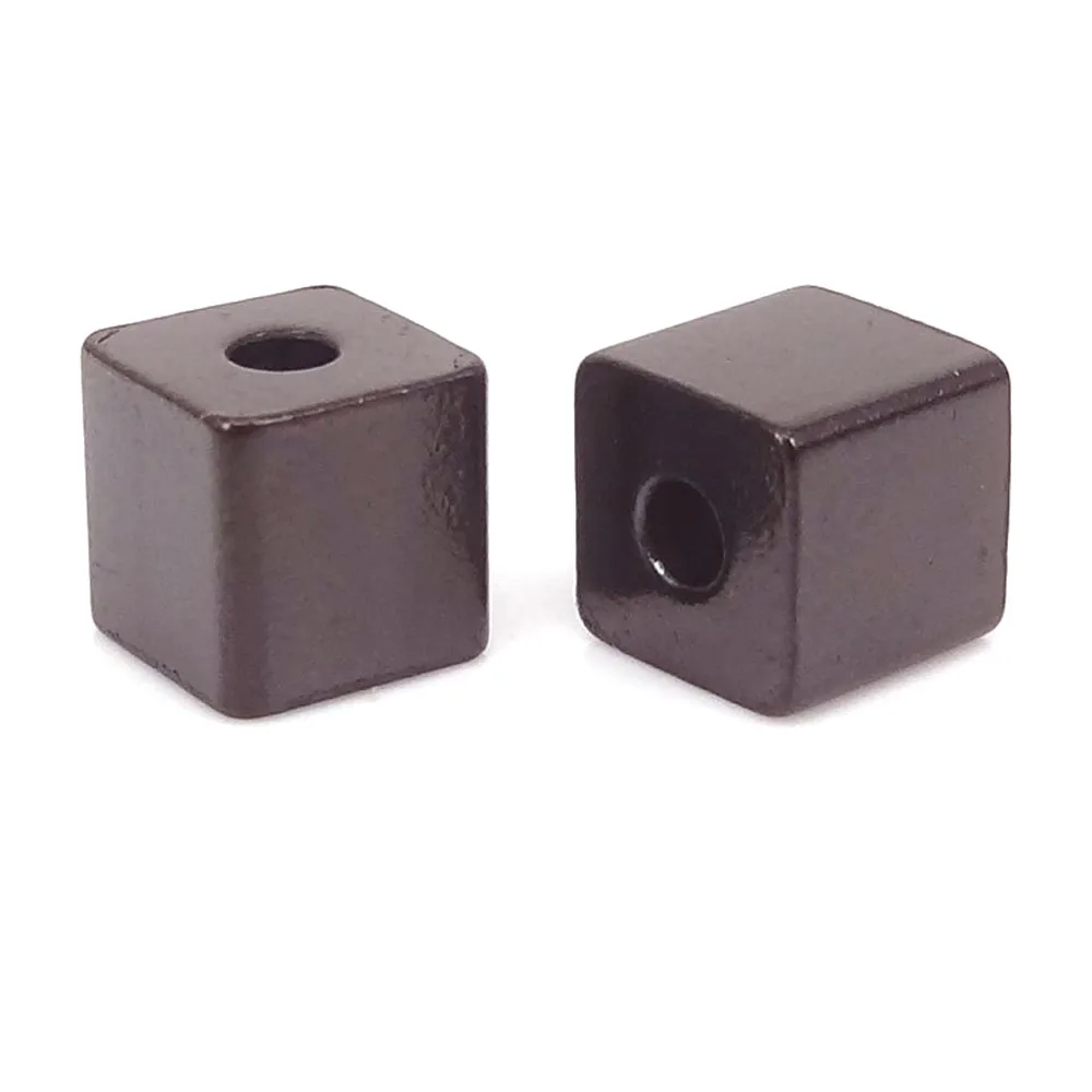 Бусины из нержавеющей стали для изготовления браслетов 6 8 10 12 мм|cube beads|beads brandstainless