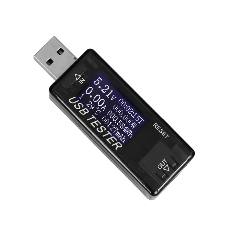 8 в 1 USB Тестер Цифровой вольтметр напряжение тока Амперметр детектор Банк питания