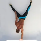 Мужские длинные облегающие брюки до щиколотки, Эластичные Обтягивающие Мужские штаны, мужские компрессионные трико для бега