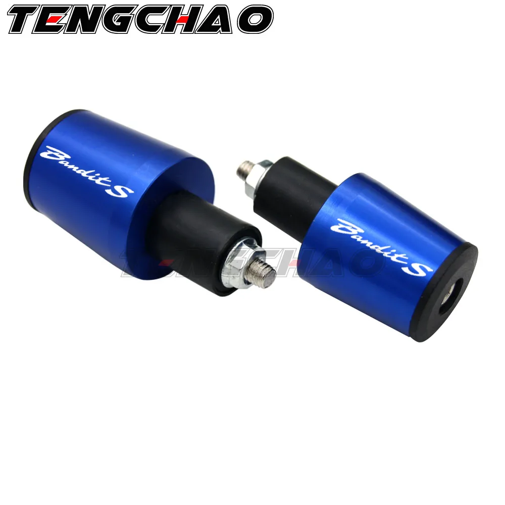 

CNC 22MM Handlebar Grips Handle Bar Cap End Plugs For Suzuki Bandit S