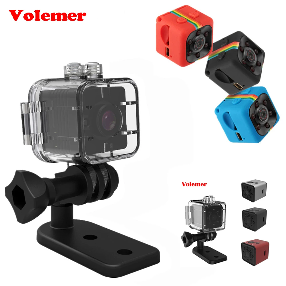 Volemer Мини wifi камера SQ13 SQ11 SQ12 FULL HD 1080P водонепроницаемый корпус CMOS датчик ночного