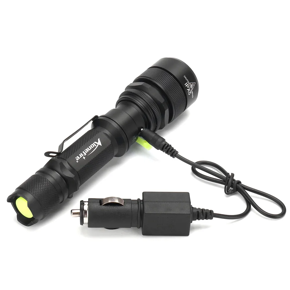 Alonefire G910 светодиодный масштабируемый USB фонарик фонарь CREE XM-L T6 Водонепроницаемый зум факел с 18650 Батарея и зарядное устройство