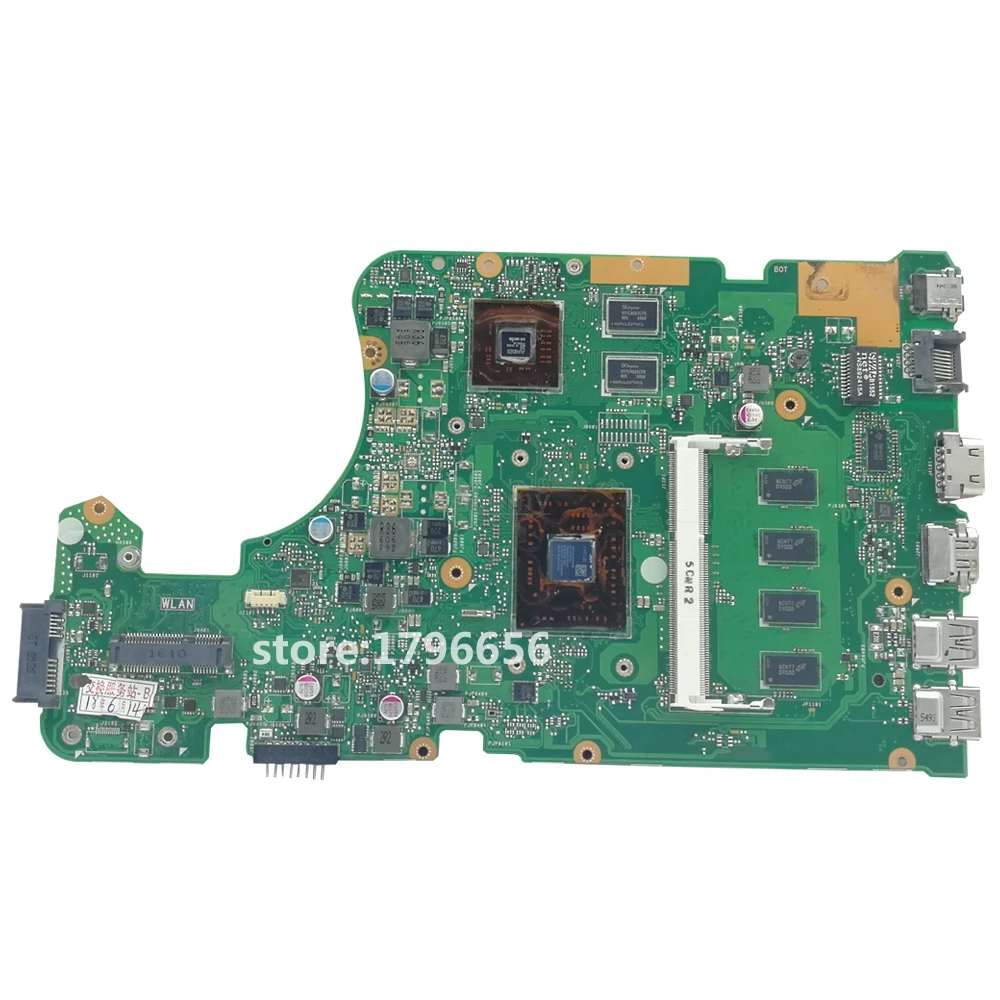 X555Yi X555DG материнская плата для ноутбука For Asus X555D X555Y Материнская Тест 100% ОК 4 Гб RAM